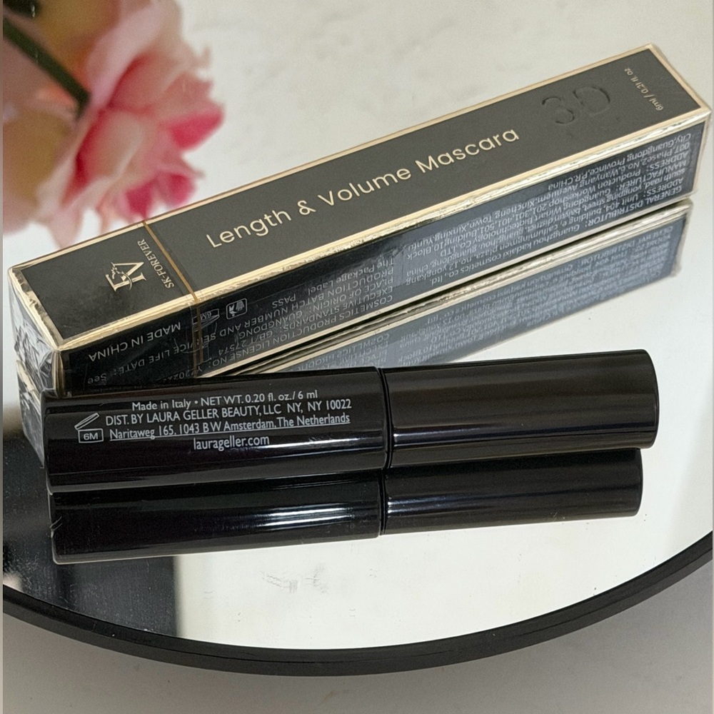 2 Piece Laura Gellar Glamlash & SK-FOREVER Length & Volume Mascara Sealed NWT